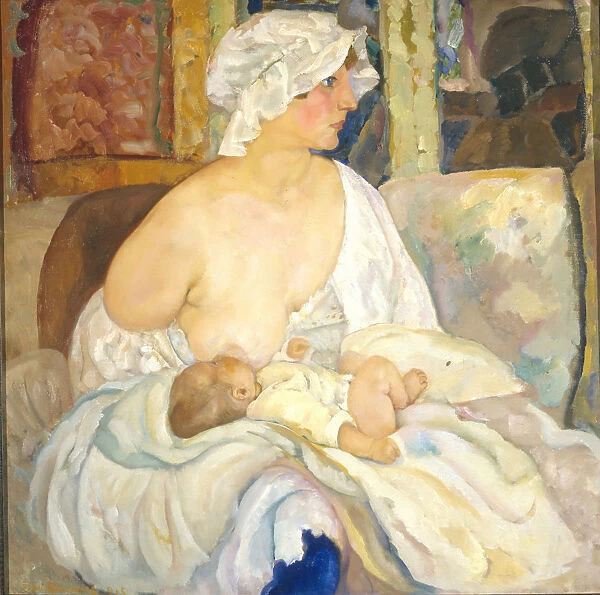Mother, 1915. Artist: Grigoriev, Boris Dmitryevich (1886-1939)