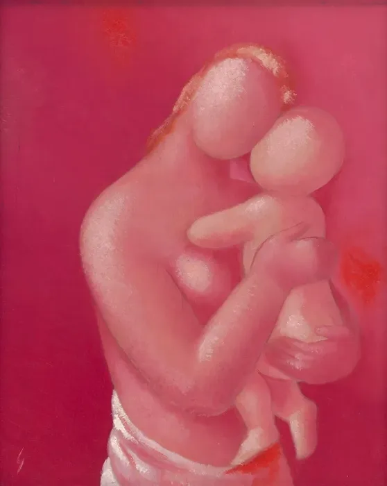 Framed Print : Mother, 1932. Creator: Mikulas Galanda Framed Print : Mother, 1932. Creator: Mikulas Galanda