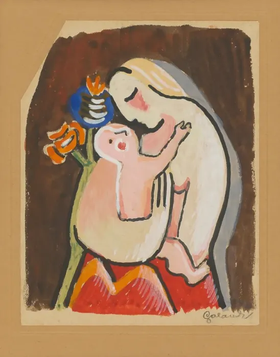 Framed Print : Mother, 1937-1938. Creator: Mikulas Galanda Framed Print : Mother, 1937-1938. Creator: Mikulas Galanda