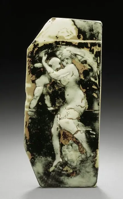 Framed Print : Mother and Child, between c.1880 and c.1881. Creators: Auguste Rodin, Sèvres Porcelain Manufactory Framed Print : Mother and Child, between c.1880 and c.1881. Creators: Auguste Rodin, Sèvres Porcelain Manufactory