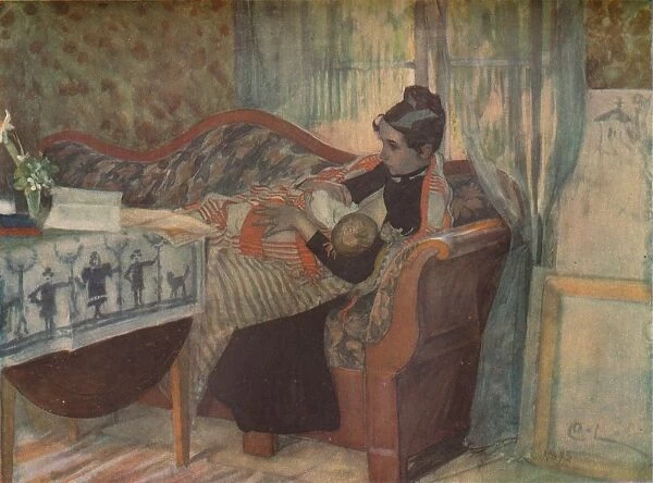 Mother and Child, c1900. Artist: Carl Larsson