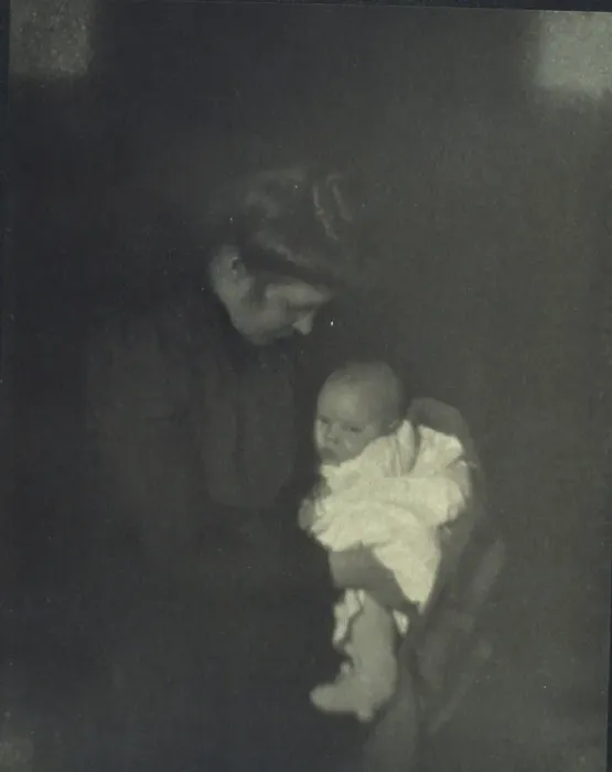 Framed Print : Mother and child, c1900. Creator: Myra Albert Wiggins Framed Print : Mother and child, c1900. Creator: Myra Albert Wiggins