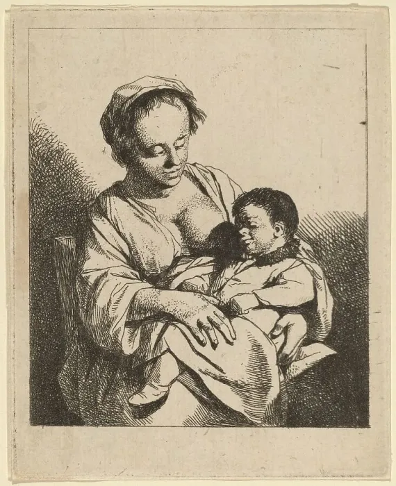 Framed Print : The Mother. Creator: Cornelis Bega Framed Print : The Mother. Creator: Cornelis Bega