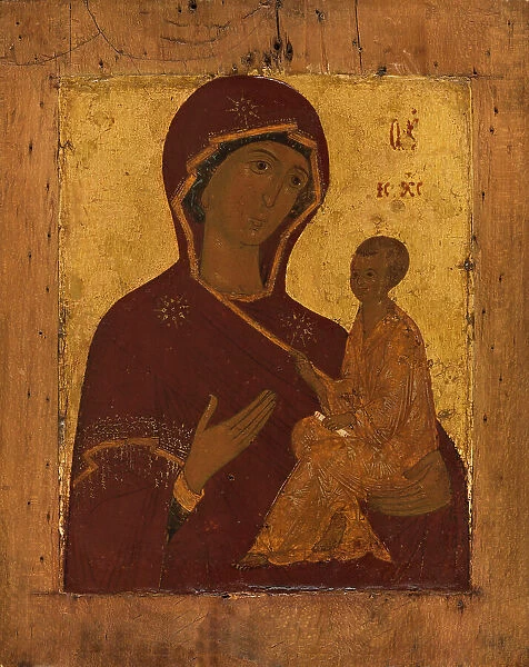 The Mother of God by Tikhvin, between 1500 and 1525. Creator: Moscow School