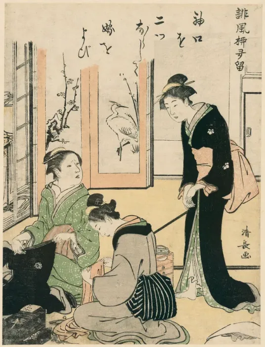 Framed Print : Mother-in-Law Teasing the Bride, from the series A Collection of Humorous Poems Framed Print : Mother-in-Law Teasing the Bride, from the series A Collection of Humorous Poems