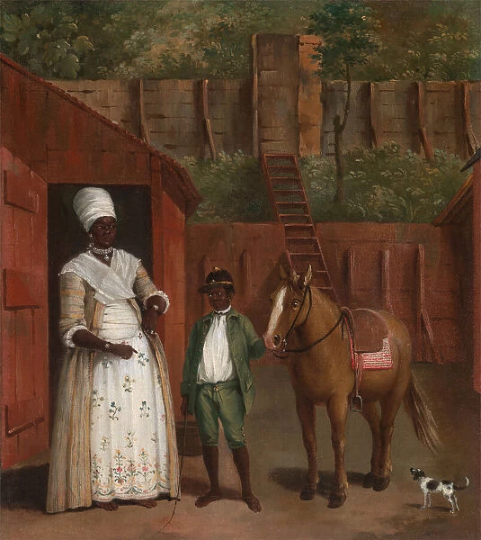 A Mother with her Son and a Pony, ca. 1775. Creator: Agostino Brunias