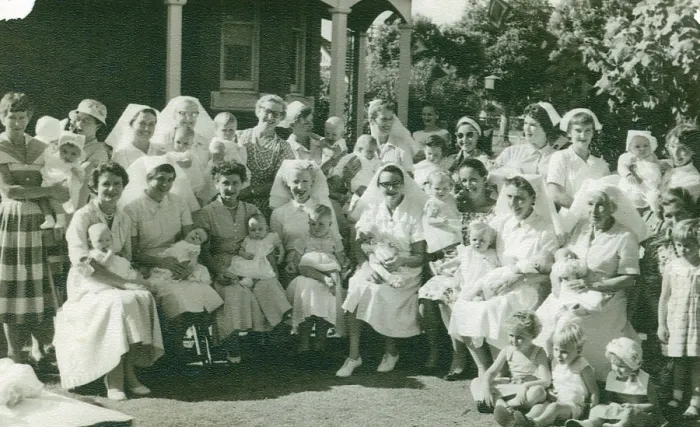Framed Print : Mothers and babies at a Back to St Monan's Day afternoon, 1959. Creator: Unknown. Mothers and babies at a Back to St Monan's Day afternoon, 1959 Framed Print : Mothers and babies at a Back to St Monan's Day afternoon, 1959. Creator: Unknown. Mothers and babies at a Back to St Monan's Day afternoon, 1959