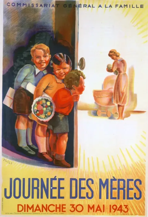 Framed Print : Mothers Day, Sunday 30th May 1943, 1943. Artist: Phili Framed Print : Mothers Day, Sunday 30th May 1943, 1943. Artist: Phili