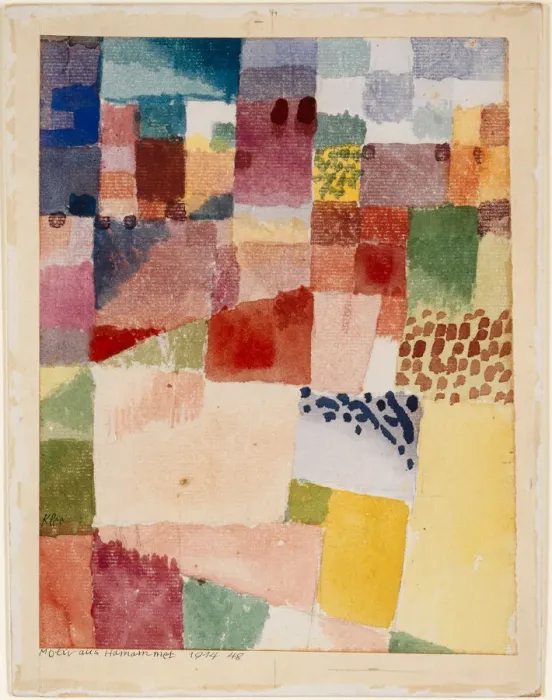 Framed Print : Motif from Hamammet, 1914. Creator: Klee, Paul (1879-1940) Framed Print : Motif from Hamammet, 1914. Creator: Klee, Paul (1879-1940)