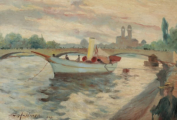 Motif from the Seine, 1894. Creator: Helmer Osslund