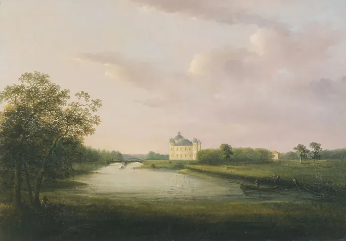Framed Print : Motif from Strömsholm, 1814. Creator: Pehr Gustaf von Heideken Framed Print : Motif from Strömsholm, 1814. Creator: Pehr Gustaf von Heideken