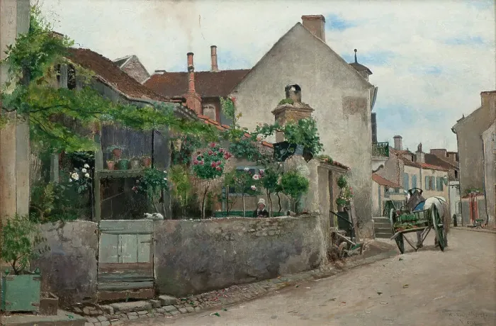 Framed Print : Motif from Vichy. Creator: Hjalmar Sandberg Framed Print : Motif from Vichy. Creator: Hjalmar Sandberg