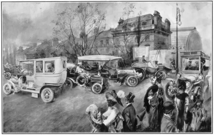 Framed Print : The Motor Show at Olympia, London, 1905 Framed Print : The Motor Show at Olympia, London, 1905