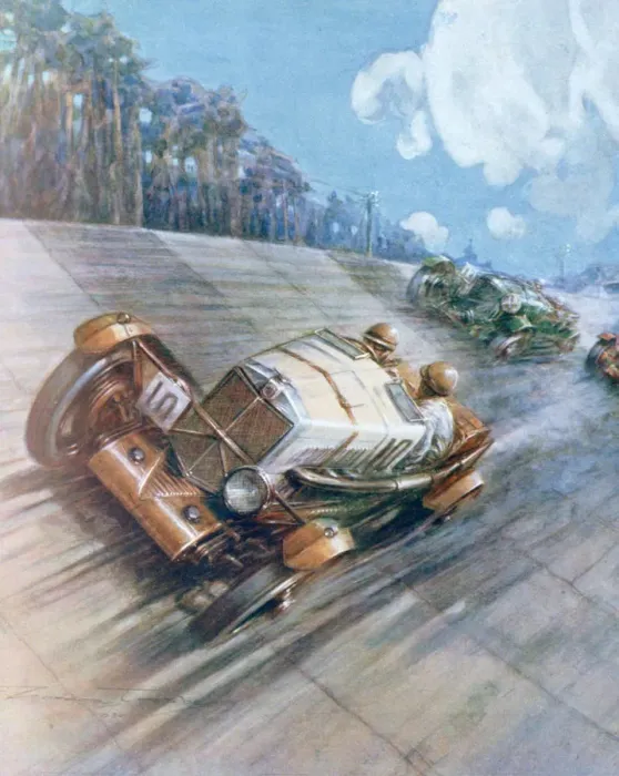 Framed Print : Motor racing, 1930 Framed Print : Motor racing, 1930