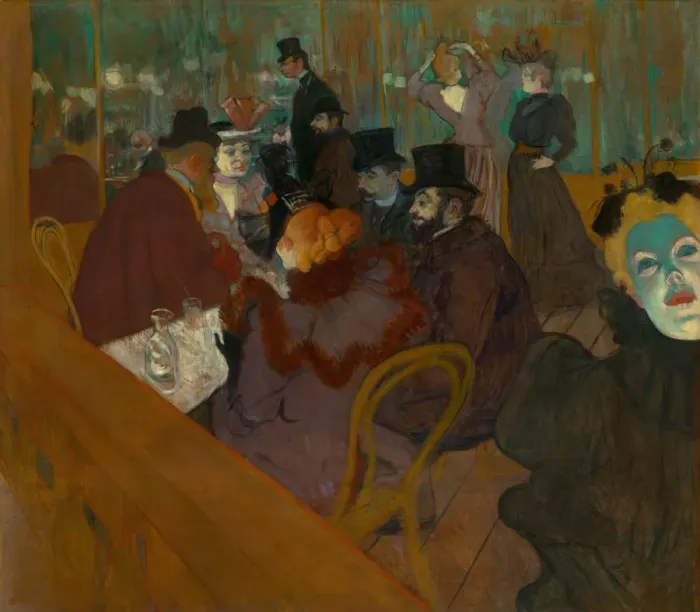 Framed Print : At the Moulin Rouge, 1892 / 95. Creator: Henri de Toulouse-Lautrec Framed Print : At the Moulin Rouge, 1892 / 95. Creator: Henri de Toulouse-Lautrec