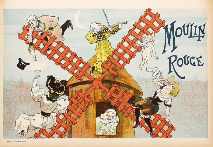 Framed Print : Moulin Rouge, 1897. Creator: Misti-Mifliez, Ferdinand (1865-1923) Framed Print : Moulin Rouge, 1897. Creator: Misti-Mifliez, Ferdinand (1865-1923)