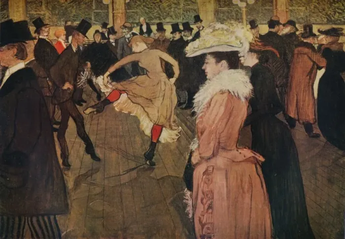 Framed Print : At the Moulin Rouge, the Dance, 1890 (1934). Artist: Henri de Toulouse-Lautrec Framed Print : At the Moulin Rouge, the Dance, 1890 (1934). Artist: Henri de Toulouse-Lautrec