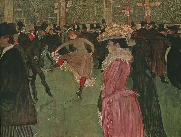 At the Moulin Rouge: The Dance, 1890, (1952). Creator: Henri de Toulouse-Lautrec