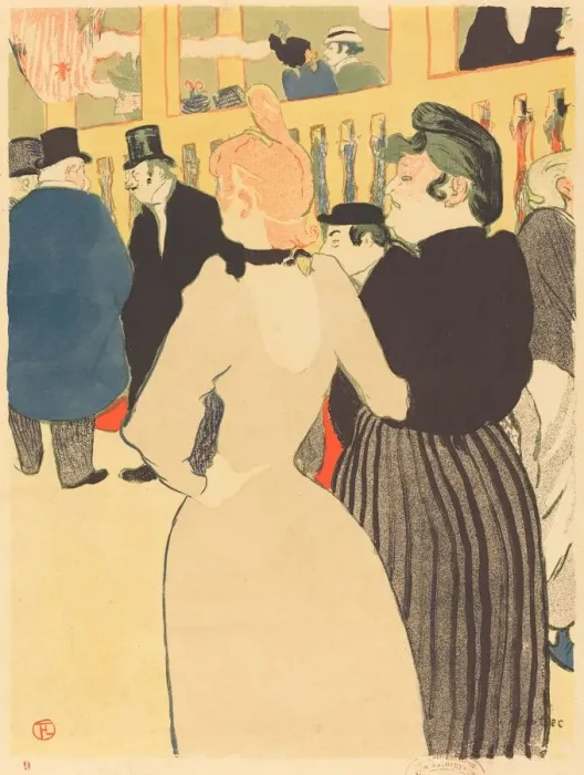 Framed Print : At the Moulin Rouge, la Goulue and Her Sister (Au Moulin Rouge, la Goulue et sa soeur)) Framed Print : At the Moulin Rouge, la Goulue and Her Sister (Au Moulin Rouge, la Goulue et sa soeur))