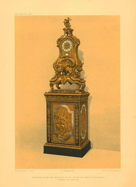 Or Moulu Clock, Property of His Grace the Duke of Buccleuch. French, 18th century
