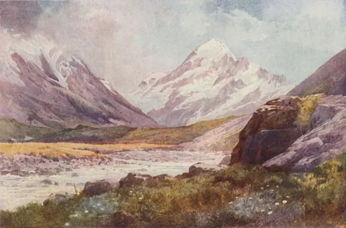 Framed Print : Mount Cook, New Zealand, 1923. Creator: Unknown Framed Print : Mount Cook, New Zealand, 1923. Creator: Unknown