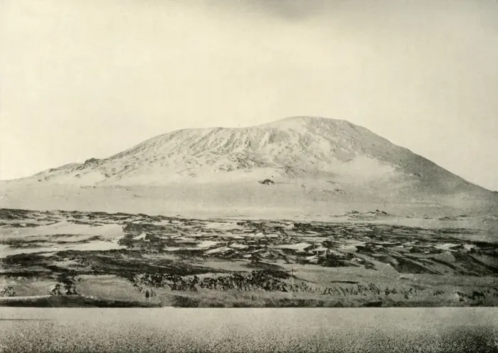 Framed Print : Mount Erebus... The Old Crater on the Left, c1908, (1909) Framed Print : Mount Erebus... The Old Crater on the Left, c1908, (1909)