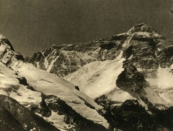 Framed Print : Mount Everest from the Base Camp, c1918-c1939. Creator: Unknown Framed Print : Mount Everest from the Base Camp, c1918-c1939. Creator: Unknown