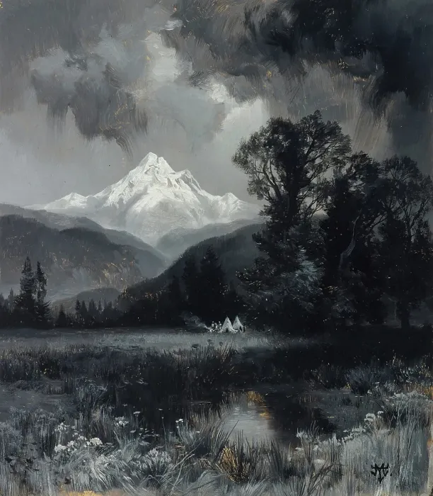Framed Print : Mount Grohman, date unknown. Creator: Thomas Moran Framed Print : Mount Grohman, date unknown. Creator: Thomas Moran