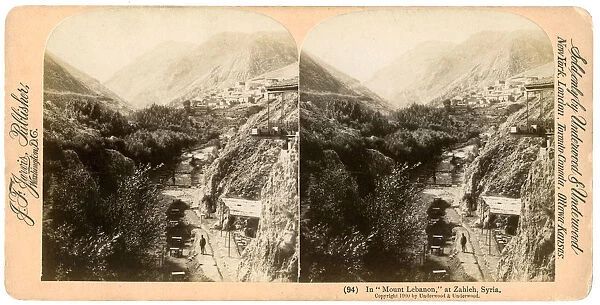 In Mount Lebanon, Zahlah, Lebanon, 1900. Artist: Underwood & Underwood