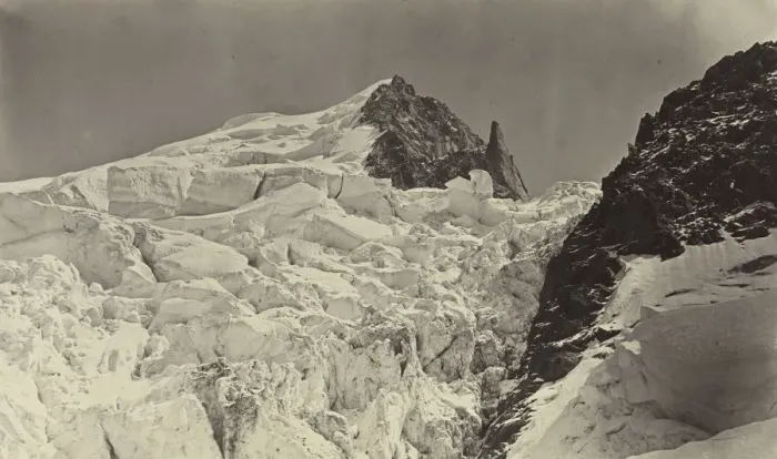 Framed Print : Mount Maudit, Savoy, 1860. Creator: Auguste-Rosalie Bisson (French, 1826-1900) Framed Print : Mount Maudit, Savoy, 1860. Creator: Auguste-Rosalie Bisson (French, 1826-1900)