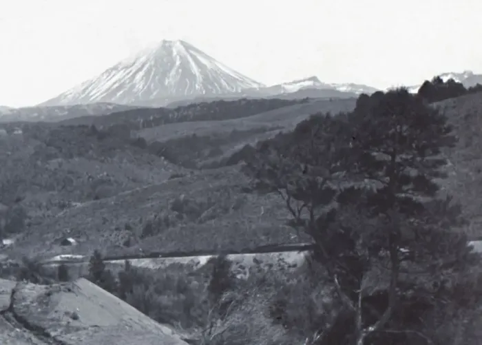 Framed Print : Mount Ngauruhoe, late 19th-early 20th century. Creator: Unknown Framed Print : Mount Ngauruhoe, late 19th-early 20th century. Creator: Unknown