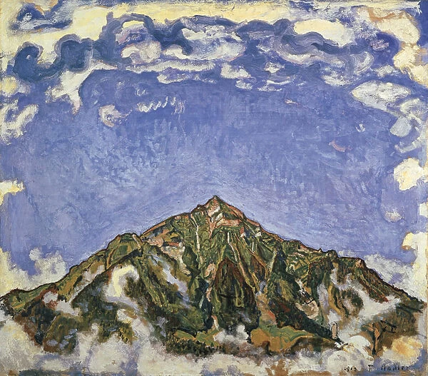 Mount Niesen Seen from Heustrich, 1910