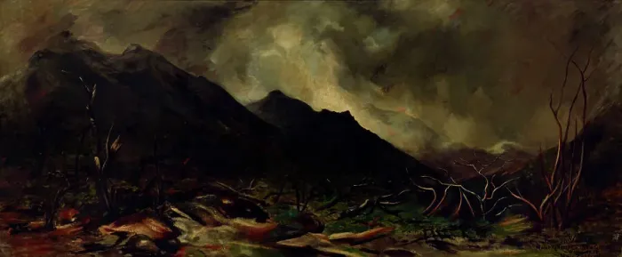 Framed Print : Mount Rolleston, Otira Gorge, West Coast, New Zealand, c1911. Creator: Petrus van der Velden Framed Print : Mount Rolleston, Otira Gorge, West Coast, New Zealand, c1911. Creator: Petrus van der Velden
