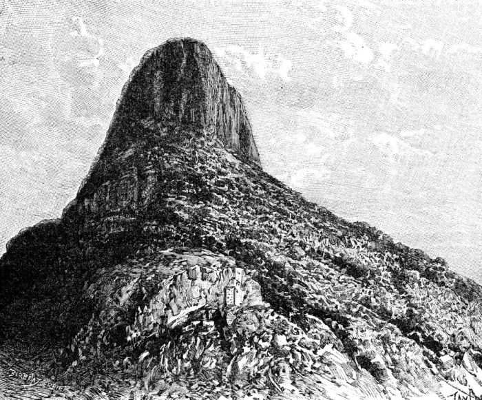 Framed Print : Mount Selkirk, Juan Fernandez Islands, 1895. Artist: T Taylor Framed Print : Mount Selkirk, Juan Fernandez Islands, 1895. Artist: T Taylor