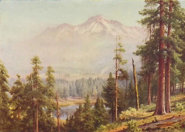Framed Print : Mount Shasta, 1916. Artist: Harold Sutton Palmer Framed Print : Mount Shasta, 1916. Artist: Harold Sutton Palmer