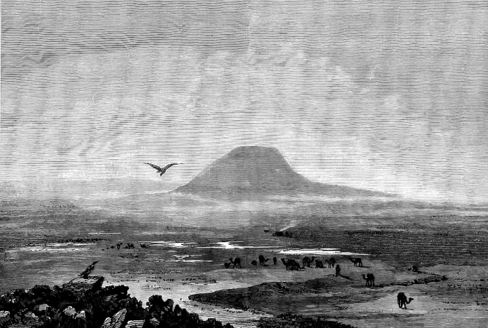 Framed Print : Mount Tagharma, in Central Asia, 1890. Creator: Unknown Framed Print : Mount Tagharma, in Central Asia, 1890. Creator: Unknown
