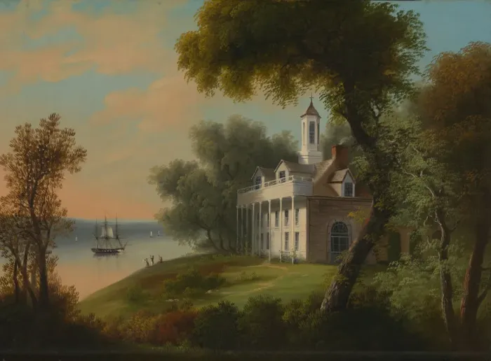 Framed Print : Mount Vernon, ca. 1850. Creator: Frances Mary Bellows Framed Print : Mount Vernon, ca. 1850. Creator: Frances Mary Bellows