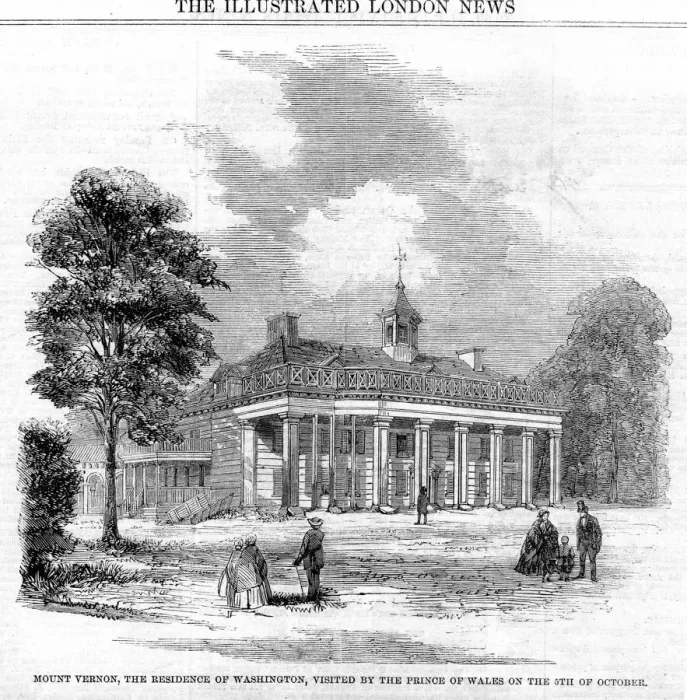 Framed Print : Mount Vernon, the Residence of Washington, 19th century Framed Print : Mount Vernon, the Residence of Washington, 19th century
