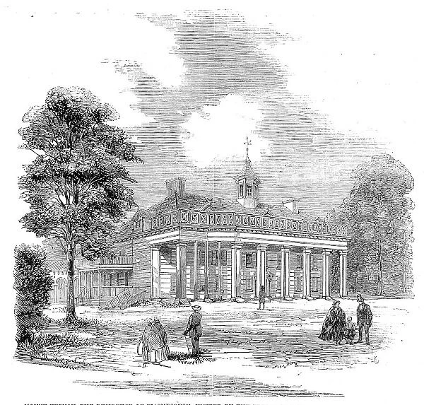 Mount Vernon, the residence of Washington, visited by the Prince of Wales on the 5th of Oct, 1860. Creator: Unknown
