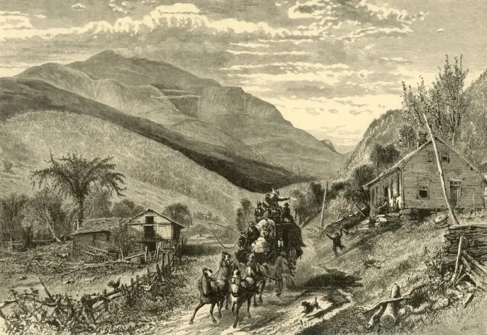 Framed Print : Mount Washington, from the Conway Road, 1872. Creator: John J. Harley Framed Print : Mount Washington, from the Conway Road, 1872. Creator: John J. Harley