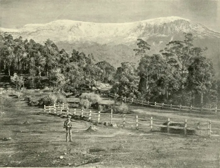 Framed Print : Mount Wellington, from the Huon Road, 1901. Creator: Unknown Framed Print : Mount Wellington, from the Huon Road, 1901. Creator: Unknown