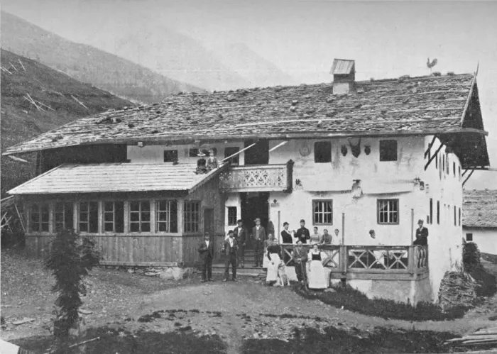 Framed Print : Mountain Chalet, Tyrol, c1913. Artist: Charles JS Makin Framed Print : Mountain Chalet, Tyrol, c1913. Artist: Charles JS Makin