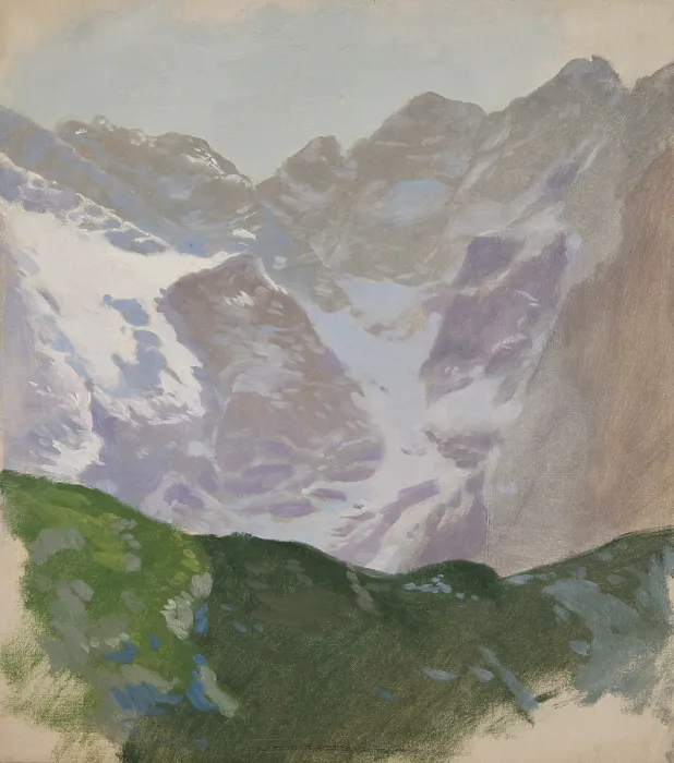 Framed Print : Mountain Landscape, 1896. Creator: Antoni Piotrowski Framed Print : Mountain Landscape, 1896. Creator: Antoni Piotrowski