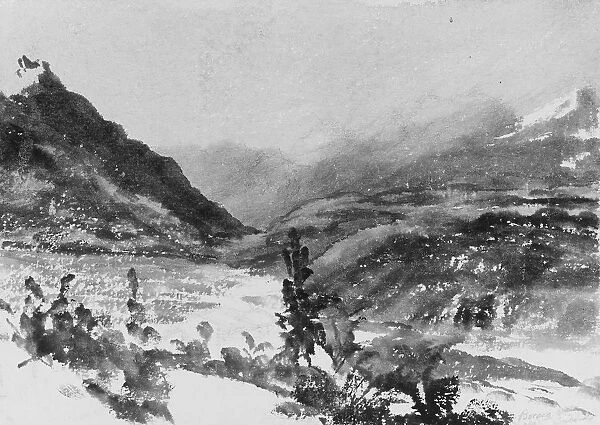 Mountain Landscape, Lombardy, . Creator: Attributed to John Frederick Kensett