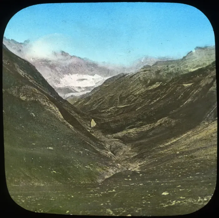 Framed Print : Mountain scene, India, late 19th or early 20th century Framed Print : Mountain scene, India, late 19th or early 20th century