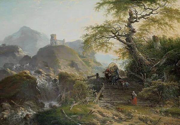 Mountainous Landscape near Düsseldorf, 1790. Creator: Gerard van Nijmegen