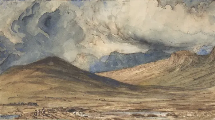 Framed Print : Mountains of Auvergne, 1831-33. Creator: Paul Huet Framed Print : Mountains of Auvergne, 1831-33. Creator: Paul Huet