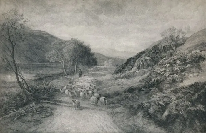 Framed Print : Mountains of Moidart, c1890, (1917). Artist: John MacWhirter Framed Print : Mountains of Moidart, c1890, (1917). Artist: John MacWhirter