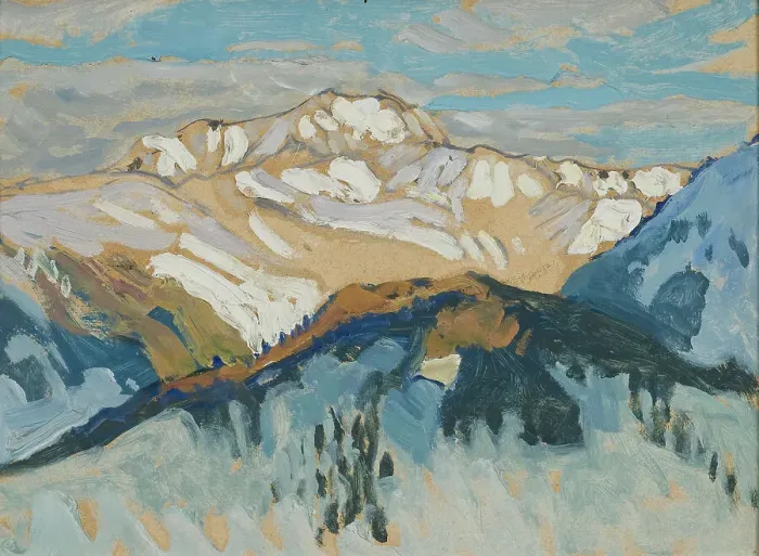 Framed Print : Mountains. Study from Switzerland. Creator: Anna Katarina Boberg Framed Print : Mountains. Study from Switzerland. Creator: Anna Katarina Boberg