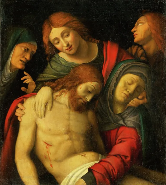 Framed Print : Mourning of Christ, 1800-1900. Creator: Unknown Framed Print : Mourning of Christ, 1800-1900. Creator: Unknown